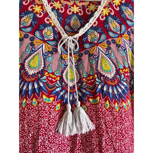 Back From Bali Boho Tassel Top | One Size | Festival Beachwear Vibes - Picture 4 of 6